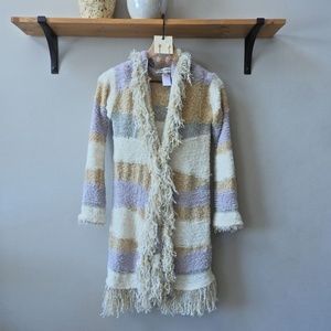 Knox rose blue tan cream sweater cardigan hoodie